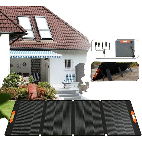 Pannello solare, design pieghevole, impermeabile, 200 Watt - 5 in 1, 200W (1/2)