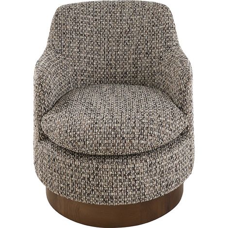 Fauteuil Pivotant Sinclair Tweed 75cm