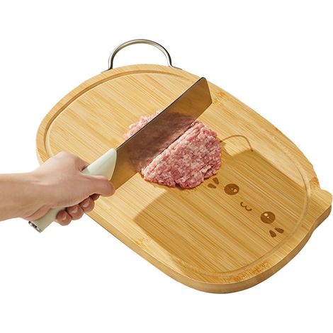 d couper en bois Planche d couper viande avec poign e (1/5)