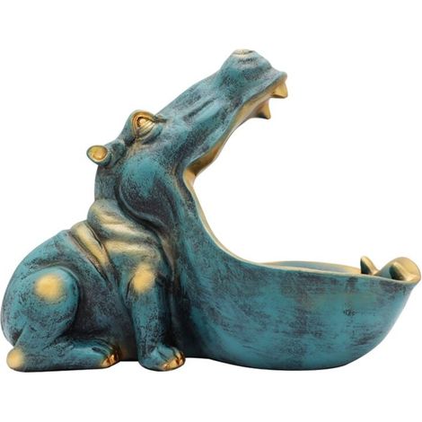 Figurine d'hippopotame en résine pour la maison, bonbonnière, décoration de table A (1/4)