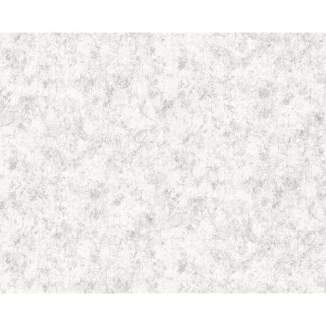 Empapelado efecto estuco EDEM 807DN47 papel pintado vinílico estampado en caliente tejido non tejido ligeramente texturado de aspecto yeso mate gris gris-piedra 10,65 m2