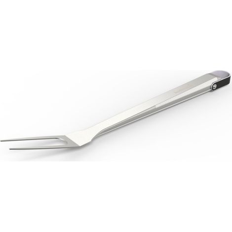 Barbecook Forchettone per carne da barbecue lungo Premium, acciaio inox, 42.5cm (1/3)