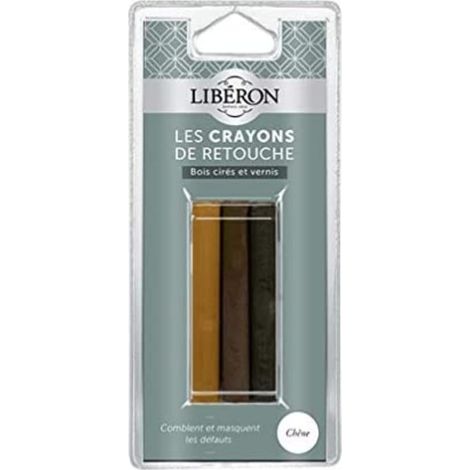 Liberon - Matita per ritocchi, riparazione legno, rovere, 30 ml (1/2)