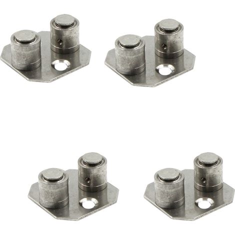 Guide de plancher de porte Guide de Porte Coulissante Réglable de Porte de Grange Guide de Plancher Coulissant - Matériel résistant à l'abrasion Accessoire (1/5)