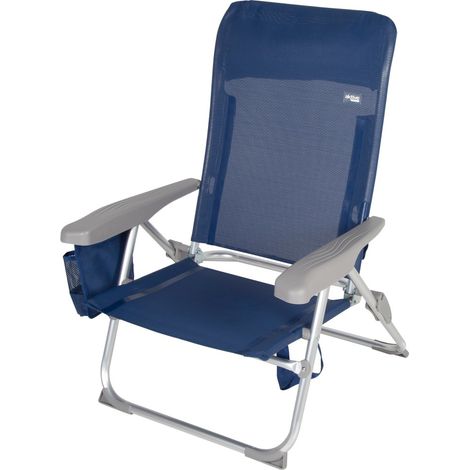 Aktive Silla Plegable Slim Azul Marino Confortable