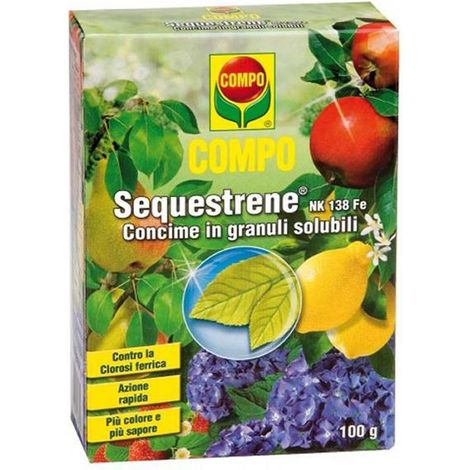 Sequestrene compo clorosi ferrica ferro concime in granuli solubile in acqua