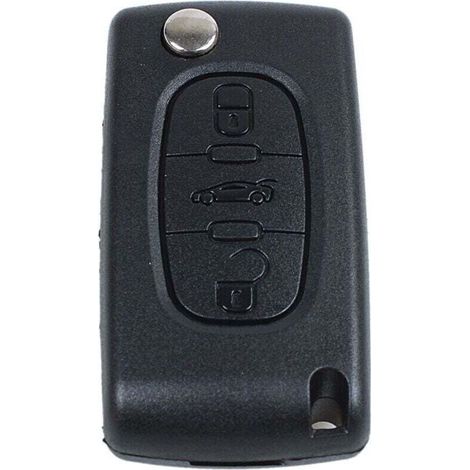 Coque De Protection Pour Télécommande Voiture 407 SW Pliable Trois Boutons (1/4)