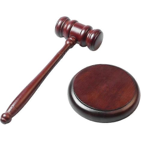 Marteau décoratif d'avocat, marteau de juge, outil multifonction en bois, petit marteau, cadeau d'anniversaire, jouet de Noël, socle (1/5)