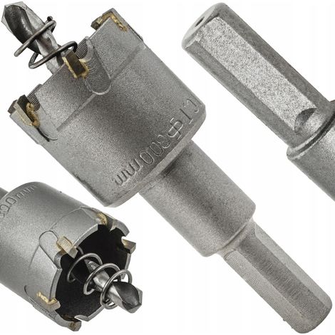 Corona de taladro widia para metal y madera 30mm VORFAL (1/5)