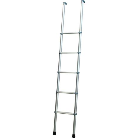 Fiamma escalera para autocaravana moderna plateada 170 cm (1/4)