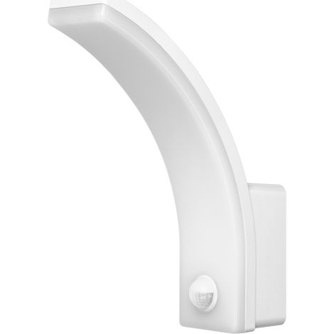 Applique LED PIR 20W - Noir - Économie d'énergie - Détecteur de mouvement - Design moderne (1/4)