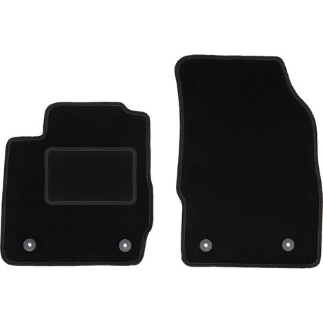 Tapis avant noirs pour Mazda 2 II à hayon (2007-2015) (1/5)