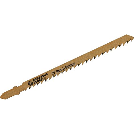 WS24 20x lames de scie sauteuse CV affûtées/avec avoyage GL 130 VL 105 mm à angle droit - WS24-100018
