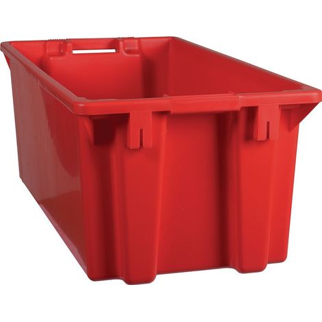 Caja apilable-nido rojo l800 x l400 x h300 mm