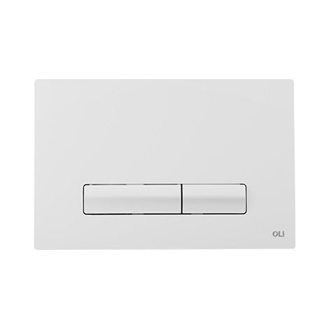 Oli WC-Spülknopf – Slim 2 – Weiß – Elegantes Design – Zuverlässige mechanische Funktion (1/3)