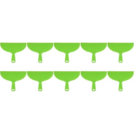 Ensemble de 10 spatules Sourcing Map, 25 cm large, en plastique souple 4 mm d'épaisseur pour (1/5)