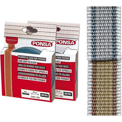 PONSA CINTA PERSIANA Nº7 06MT 22MM BICOLOR BLI