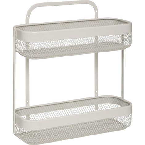 Estantería de 2 niveles mayaj de metal beige - 5five