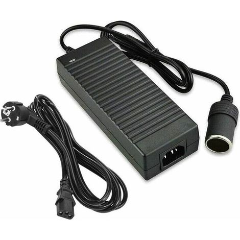 220V auf 12V 10A Kfz-Zigarettenanzünderstecker, Haushaltsstromwandler, Autostaubsauger-Kühlschrankadapter (1/5)
