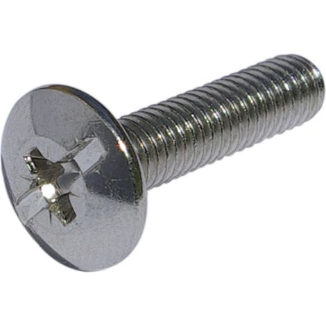 Spezialschraube M6x25 passend zu Schrankrohrlager Oval 4/5/6, Stahl vernickelt