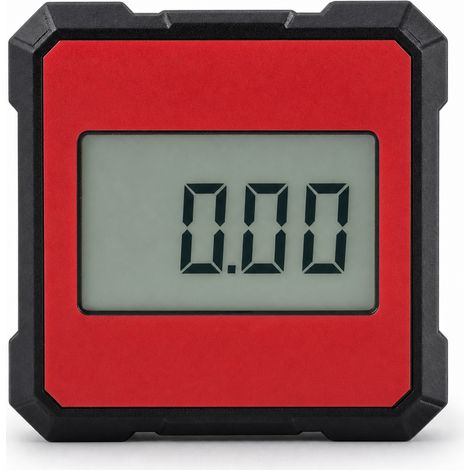 Inclinomètre Numérique IP54 Écran LCD pour Bricolage Rouge (1/5)