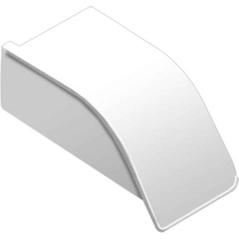 Schluter – Capuchon de fermeture aluminium – Blanc brillant – Joint étanche pour bords de revêtements – Installation facile sans outils (1/2)