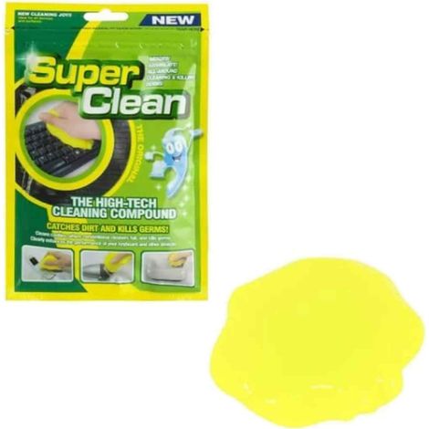 1 Gel nettoyant pour clavier, réutilisable, sans résidu, adapté aux claviers PC/portables, grilles d'aération, appareils électroniques et électroménagers (1/5)