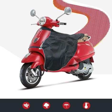 Scooter Tablier Universel Couvre Jambe, Scooter Couverture Chaude Imperméable Coupe-Vent pour Protection de Jambes et Genouillère de conducteur, Housse Protection Contre Le Froid et la Pluie (1/5)