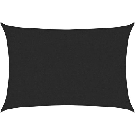 Maison Exclusive - Sonnensegel 160 g/m² Schwarz 2x2,5 m HDPE (1/5)