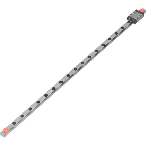 Miniaturisierte 400-mm-Linearführung aus Stahl, Linearführungsschiene mit Schlittenblock für miniaturisierte Geräte.