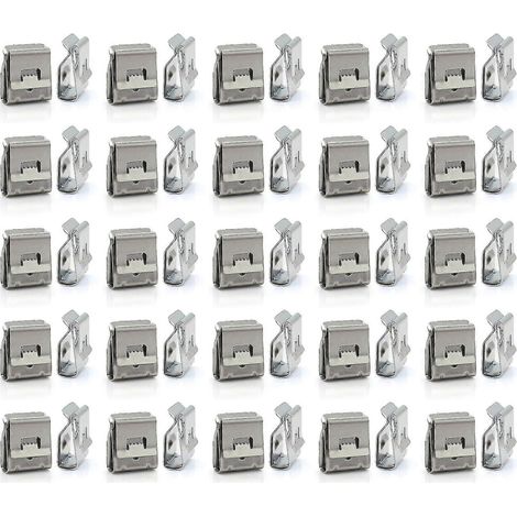 Lot de 50 serre-câbles pour panneaux solaires (2 fils) avec système de verrouillage-AquaForge (1/5)