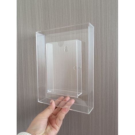 Cadre Photo Acrylique Transparent Double Face 6 Pouces Pour Table Et Mur Décoration Intérieure Lot De 1 (1/5)