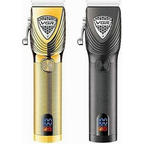 TRADE SHOP - Tagliacapelli Elettrico Professionale Ricarica Usb Display Led Rasoio Vgr V-657 - (1/5)