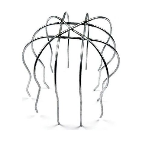 Crapaudine en acier galvanisé, extensible de 80 à 100 mm