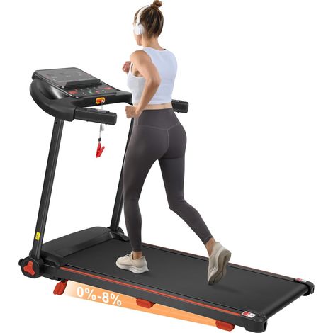 Tapis de course pliable 3.0HP – Inclinaison manuelle 8% – Vitesse réglable jusqu'à 14 km/h – Charge maximale 120 kg – Connectivité Bluetooth