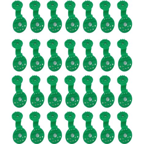 50 pinces en plastique pour toile d'ombrage, pinces pour filet d'ombrage, pinces pour filet anti-oiseaux, accessoires pour toile d'ombrage agricole, pour serre ou jardin extérieur. (1/5)