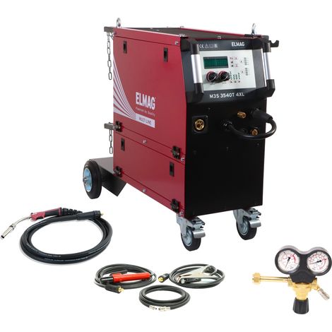 ELMAG Multifunktions-Schweißinverter M3S 3540T 4XL / ECO-SET Multi Line, MIG/MAG, MMA, WIG, fahrbar (1/3)