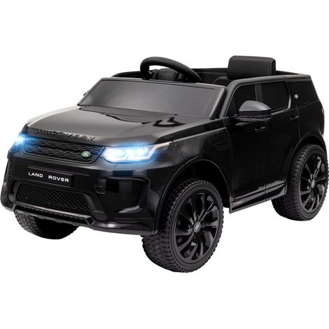 Coche eléctrico infantil Coche infantil 12V con mando a distancia 2.4G, música, bocina, vehículo eléctrico con luces LED, puerto USB/MP3, 3-5 km/h, para niños 3-6 años, negro (1/5)