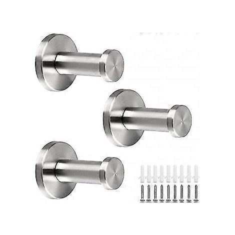 Wandmontierter Bademantel- und Handtuchhaken, 3er-Pack, Multifunktionsdusche