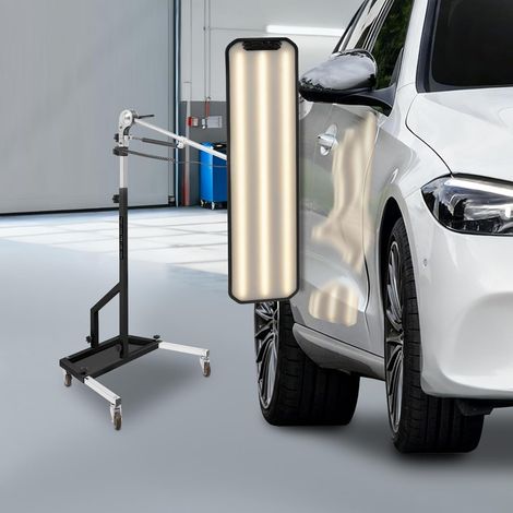 LED Dellen Leuchte, PDR-Leuchte zum Entfernen von Dellen mit Verstellbarer Halterung, Auto Dent Reparieren Lampe, Auto Dent Reparatur Licht, für Kfz-Werkstätten (Schwarz) (1/5)