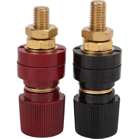 Connecteur banane M10x60mm en cuivre pur pour accessoires de test électronique, prise haut voltage 220‑380V (1/5)