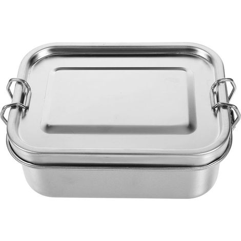 Boîte à lunch Bento portable en acier inoxydable, 550 ml (1/5)
