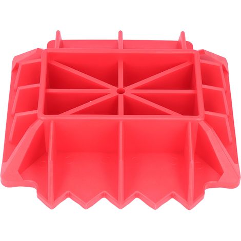 Plaque de base Jack Alleviate en nylon dur rouge dentelé, de rechange pour XTREME OffRoad Rescue (1/5)