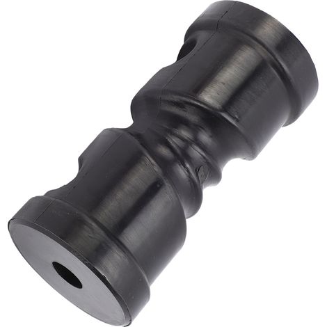Rouleau de quille de remorque de bateau à centrage automatique de 6 pouces, en polyuréthane résistant à l'usure pour support d'arbre de 5/8 de diamètre.