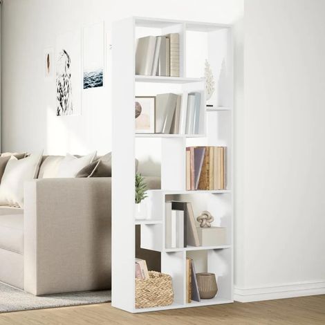 vidaXL Raumteiler Regal Weiß 67x25x161,5 cm