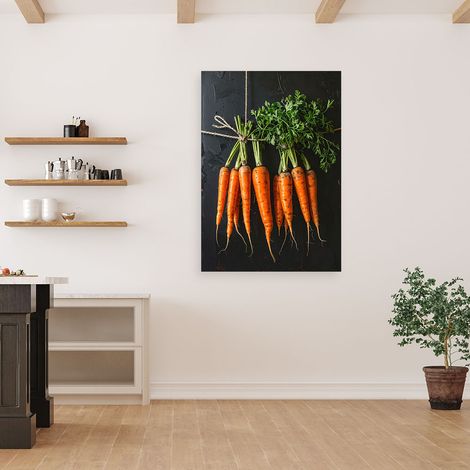 Wandbild Karotten Bund Gemüse 40x60 (1/4)