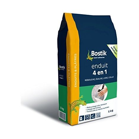 Enduit Poudre 4en1 Bostik Polyvalent, Rénovation Intérieure - Bostik