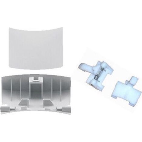 KIT MANIGLIA + NASELLO PORTA OBLO' LAVATRICE BOSCH SIEMENS 183607 + 183608