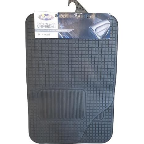 TAPPETINI AUTO IN PVC SET 4 PEZZI