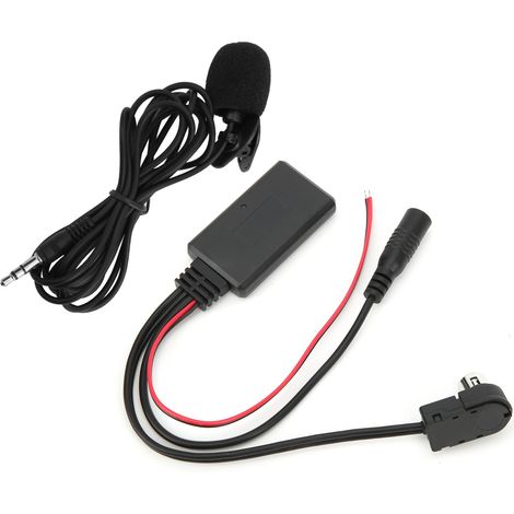 Câble adaptateur Bluetooth 5.0 avec micro mains libres, compatible autoradio Alpine CDA-9857, CDA-9886, CDA-117, kit audio sans fil (1/5)